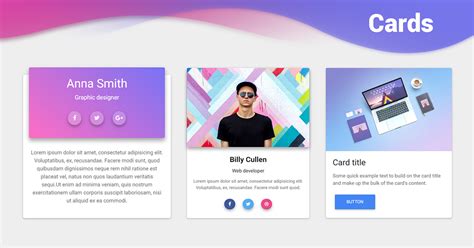 card deck bootstrap example